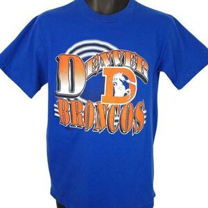 Denver Broncos T Shirt Vintage 90s NFL Football Made In USA Mens Size Medium